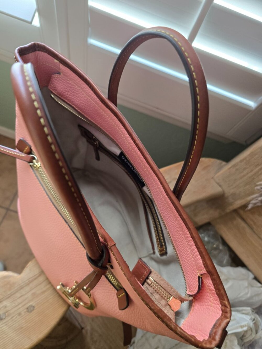 Dooney & Bourke Pebble Grain Handle Tote - Picture 12 of 16